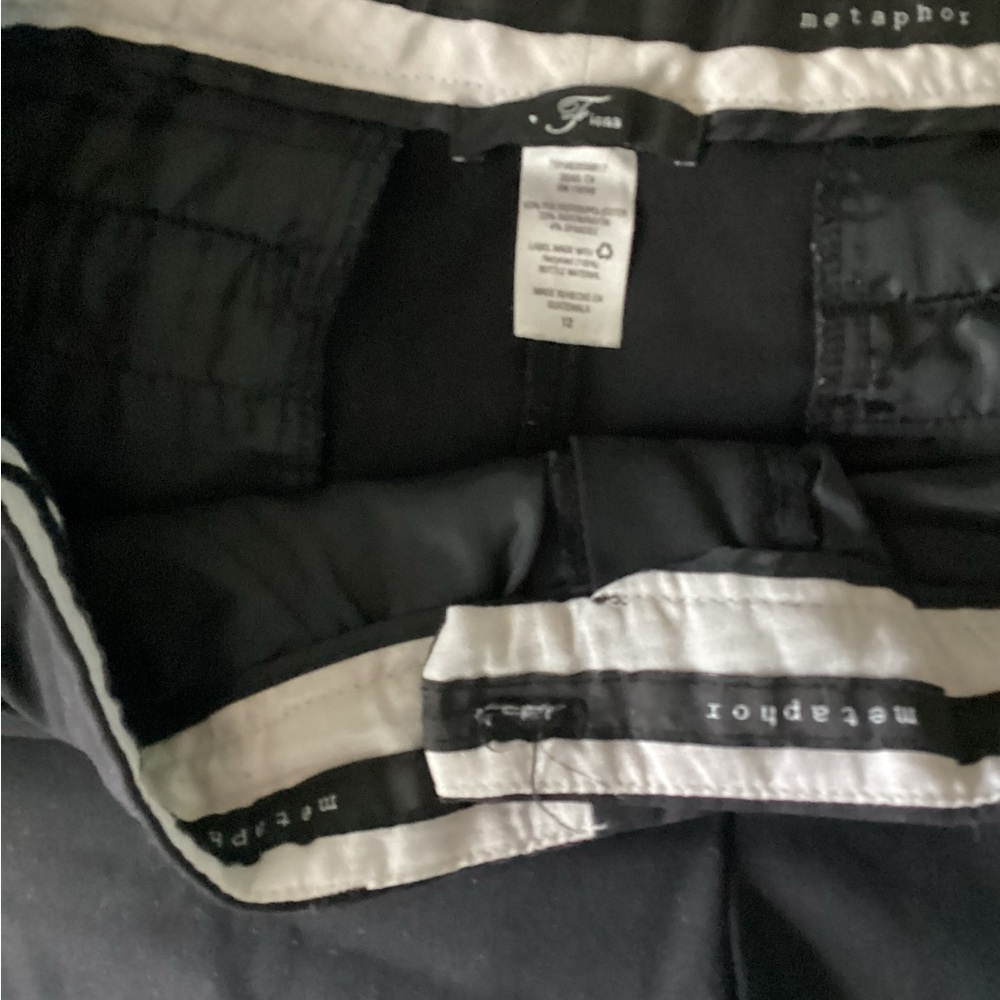 Metaphor Elegant Black Trousers